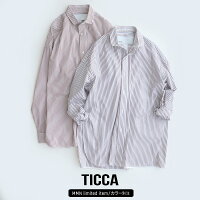 【2020SS】TICCA×MMN【別注アイテム】ティッカスクエアビッグシャツUNITBKS-322/TBKS-332【RCP】マルチストライプ