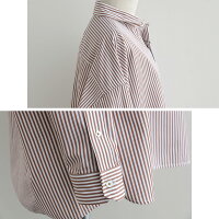 【2020SS】TICCA×MMN【別注アイテム】ティッカスクエアビッグシャツUNITBKS-322/TBKS-332【RCP】マルチストライプ