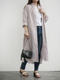 【2020SS】TICCA×MMN【別注アイテム】ティッカスクエアビッグロングシャツTBKS-323/TBKS-333【RCP】マルチストライプ