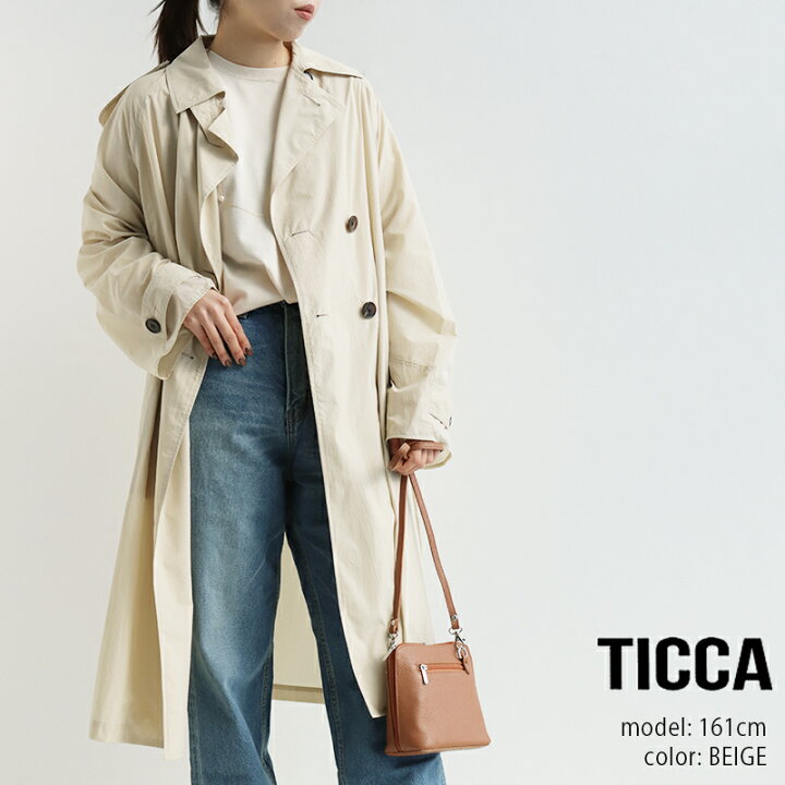 楽天市場】TICCA ティッカ トレンチコート TBBS-161【RCP】 : Mmn 