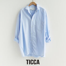 TICCA ティッカ　プレミアムスクエアビッグシャツUNI TBDS-002【RCP】2025AW トップス