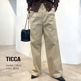 TICCA ティッカ　トラウザーチノパンツ TBEA-151【RCP】2025AW パンツ チノパン