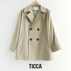 TICCA ティッカ　mini テントトレンチコート TBFS-162【RCP】2026SS ライトアウター ミディアム テントコート