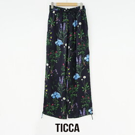 TICCA ティッカ　フラワープリントパンツ TBFS-422【RCP】2026SS 花柄 セットアップ可