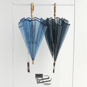 Traditional Weatherwear �g���f�B�V���i���E�F�U�[�E�F�A�@CLEAR UMBRELLA BAMBOO �N���A �A���u���� �o���u�[ ���C�g A251SLGGO0327PM �yRCP�z 2025SS �P
