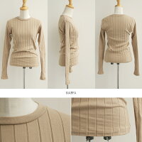 【2020SS】Young&OLSENヤングアンドオルセンBROADRIBCREWNECKLSブロードリブクルーネックロングスリーブカットソーYO2001-CS008【RCP】
