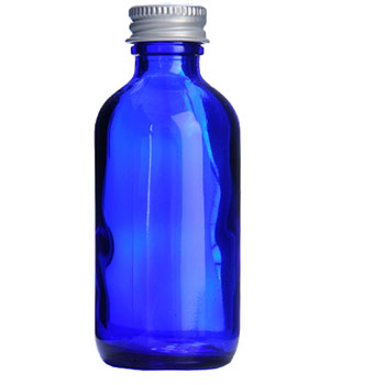 詰め替え容器 『4年保証』 アトマイザー 手作りコスメに使いやすい コバルトガラスボトル アルミキャップ 60ml 1個化粧水 精油 詰め替え 手作り 容器 コスメ 期間限定送料無料 青色 ブルー ローション