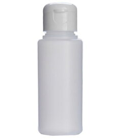 フロストプラボトル・ワンタッチキャップ[60ml]／1個 アルコールOK化粧水 容器 白色 ホワイト 詰め替え 容器 アトマイザー 手作り コスメ 化粧品 プラスチック