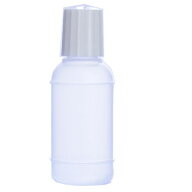 フロストプラボトル・トンガリキャップ[20ml ]／1個 化粧水 トナー 容器 白色 ホワイト 詰め替え 容器 ア…