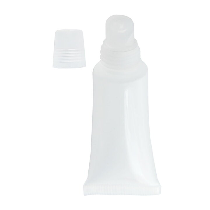 楽天市場 メール便0円 クリアリップグロスチューブ 10ml 1個 透明 詰め替え 口紅 リップオイル 容器 アトマイザー 手作り コスメ 化粧品 ハンドメイド 空容器 ソフトチューブ スクイズ 旅行用品 マンデイムーン コスメ原料専門店