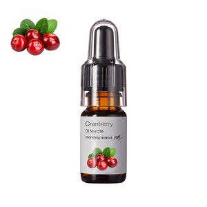 オイルマルシェ・クランベリー/10ml 天然 植物性 年齢肌 乾燥肌 保湿 美容オイル 手作り コスメ 化粧品 キャリアオイル 石けん マッサージオイル フェイス ボディ スキンケア