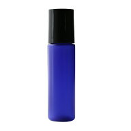 【P10倍】コバルトプラボトル・トンガリキャップ[10ml ]／1個 化粧水 精油 容器 ブルー 青色 詰め替え 容…