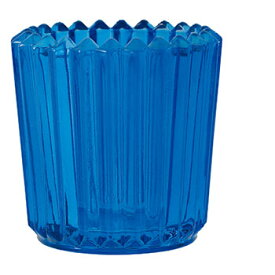 キャンドルホルダー・スリット・コバルトブルー／1個手作り キャンドル バーツ 原料 材料 素材 インテリア 小物 青 ガラス