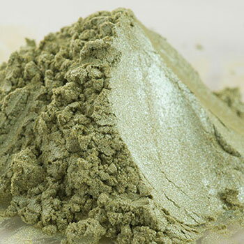 楽天市場 メール便0円 スモーキーグリーン パールカラー マイカ 5gチーク アイシャドー カラーコスメ ラメ 光沢 緑 ミネラル 手作り コスメ 化粧品 色粉 材料 色材 レジン ジェルネイル マンデイムーン コスメ原料専門店