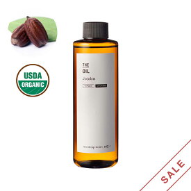 【10%OFFセール】ホホバオイル・未精製・オーガニック／200ml （未精製・有機栽培・Virg in・Org anic）フェイスオイル 無添加 植物性 オイリー肌 ゴールデン 引き締め 毛穴 クレンジング ヘアケア 頭皮 マッサージ 手作り コスメ 化粧品 100% ボディ