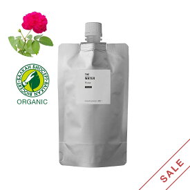 【15%OFFセール】【メール便200円】ローズウォーター・オーガニック／200ml（有機栽培・Organic）【100% 無添加 植物性 芳香蒸留水 そのまま化粧水として 手作り化粧水に ブルガリアから直輸入 年齢肌 乾燥肌 保湿 手作りコスメ化粧品】