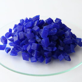 M＆Pグリセリンソープチップ・ブルー／50g 宝石石けん ジェムソープ サボンジェム 簡単キット ハンドメイド 手作り石けん プレゼント インスタ映え 石鹸 贈り物 クリスタルソープ MPソープ 宝石石鹸 夏休み 自由研究 工作