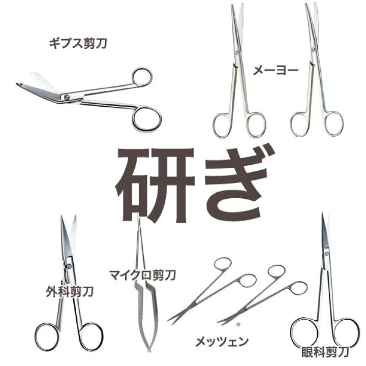 楽天市場】＼ ポイント2倍！！／ 【医療用 鋼製小物 修理】研ぎ 研磨 
