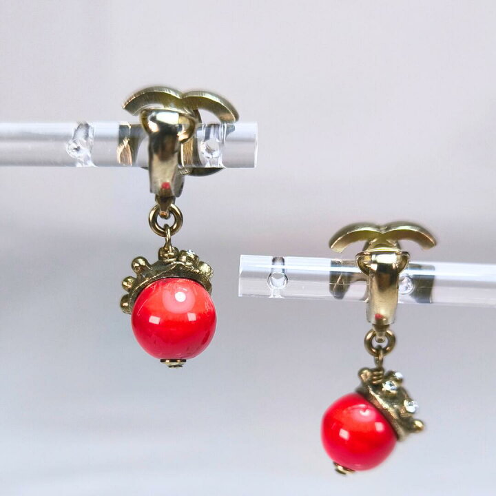 楽天市場】ショップオープン記念P10倍【美品】CHANEL イヤリング ココ 