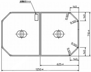 TOTO ӂӂ1250×710mm PCF1320R#NW1CӂECt^Ett^