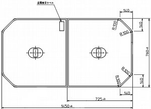 TOTO ӂӂ1450×760mm PCF1510R#NW1CӂECt^Ett^