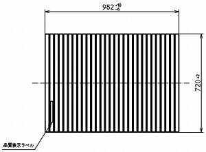 TOTO ӂӂ|oX 980×720mm PCS1000N#NW1CӂECt^Ett^