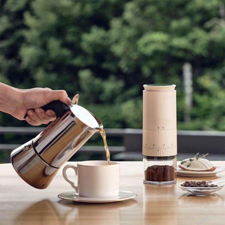 楽天市場】コーヒーミル 電動 コードレス コーヒーミル 電動コーヒミル  