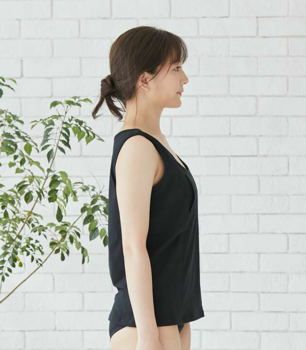 モーハウス mo-house 授乳タンクトップ 穴あきタンクトップ 通販 モーハウス 穴あき授乳用インナー 2枚セット