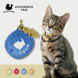 【 ギフトに 】迷子札 【 マンチカン　子猫 】 UCHINOCOタグ ドッグタグ 名入れ グッズ ペット 名札 軽量 極小 軽い ネームタグ かわいい おしゃれ 首輪 鳥 猫 犬 ワンコ ニャンコ フェレット トカゲ キーホルダー