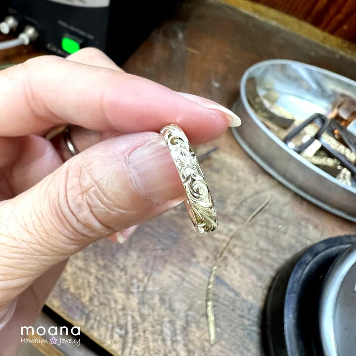 楽天市場】ハワイアンジュエリー ペアリング ピンキーリング 14k 