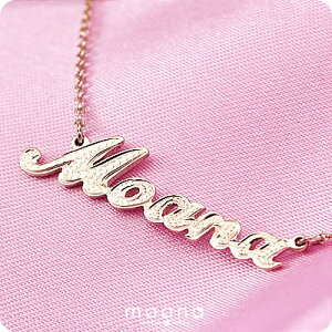 14Kゴールドネックレス/ペンダントネームペンダントハワイアンジュエリー