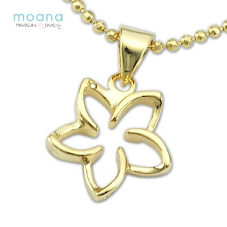 Moana Hawaiian Jewelry The Opening Frangipani Yellow Gold