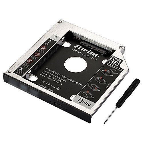 Zheino 2nd 12.7mmノートPCドライブマウンタ セカンド 期間限定送料無料 光学ドライブベイ用 SATA HDDマウンタよりCD CADDY DVD に置き換えます ROM CHN-DC-2530PE-12.7 HDD 新入荷　流行 CD