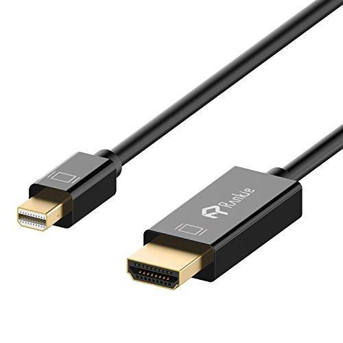 Rankie 変換ケーブル Thunderbolt Mini DisplayPort 1.8m HDMI ブラック 信頼 4K対応 女性が喜ぶ♪