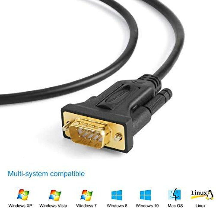 楽天市場】rs232c usb 変換, CableCreation USB to RS232 アダプタ 【FTDIチップセット内蔵】金メッキUSB 2.0(オス)- RS232 (オス) DB9ピン シリアル変換ケーブル Windows 10 / 8.1 / 8 / 7 / Vista/XP / 2000 / Linux/Mac OS 10.6などに対応 ブラック 1m 楽天市場】rs232c usb 変換, CableCreation USB to RS232 アダプタ 【FTDIチップセット内蔵】金メッキUSB 2.0(オス)- RS232 (オス) DB9ピン シリアル変換ケーブル Windows 10 / 8.1 / 8 / 7 / Vista/XP / 2000 / Linux/Mac OS 10.6などに対応 ブラック 1m