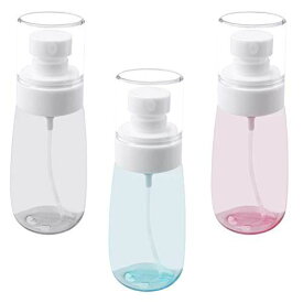 3色セット 100ml アルコール スプレーボトル 小分けボトル プラスチック 収納瓶 極細ミスト
