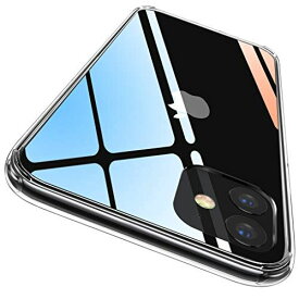 CASEKOO iPhone 11 ケース 6.1インチ クリア 薄型 米軍MIL規格 耐衝撃 透明カバー 衝撃吸収 四隅滑り止め ワイヤレス充電対応 アイフォン 11 ケース 全面保護 SGS認証 2019年6.1インチ用カバー(クリア)