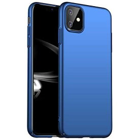 YUYIB iPhone 11 ケース 6.1" 耐衝撃 おしゃれ 指紋防止 薄型 軽量 レンズ保護 ハードケース アイフォン11 カバー スマホケース (iPhone 11 6.1", ブルー)