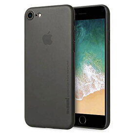 iPhone SE/iPhone 8/ iPhone7 ケース 0.3mmの 最薄型 最軽量 memumi PP Case アイフォン8 保護カバー 指紋防止 手触り抜群 人気ケース・カバー (クリアブラック) iPhone8 [4.7]