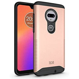 Motorola Moto G7 / G7 Plusケース、TUDIA Slim-Fit [Merge]極端な保護/頑丈でスリムなデュアルレイヤーの正確なカットアウトMotorola Moto G7 / G7 Plus用電話ケース [とは互換性がありませんMoto G7 Play/Moto G7 Power] (ローズゴールド)