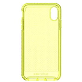tech21(テック21) Evo Check(エボチェック) iPhone Xs Max 用携帯電話保護ケース - 抗菌性で強化された3.6mドロッププロテクション Neon Yellow