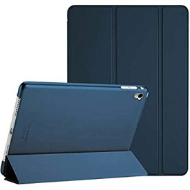 ProCase iPad Pro 9.7"ケース スマート 超スリム スタンド フォリオ保護ケース 半透明フロスト バックカバー 対応機種: iPad Pro 9.7" 2016 (A1673 A1674 A1675) - ネービー