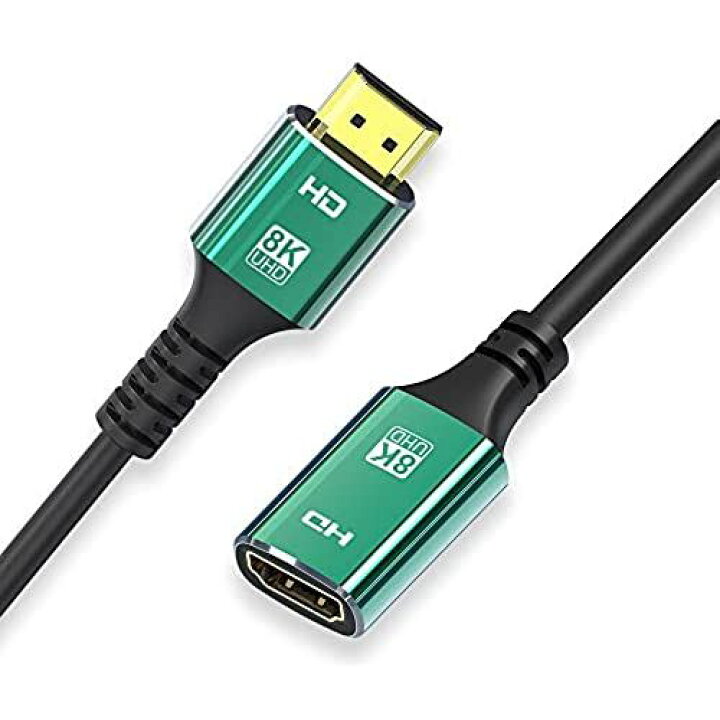 CABLEDECONN 8K HDMI 2.1йЉ…г‚ігѓјгѓ‰гѓЄг‚ўгѓ«UHDHDR 8K 48Gbps 8K 60Hz 4K 120Hz  HDCP 3D eARC HDMIг‚±гѓјгѓ–гѓ« PS5г‚»гѓѓгѓ€гѓ€гѓѓгѓ—Xbox HDTVгѓ—гѓ­г‚ёг‚§г‚Їг‚їгѓјз”Ёпј€1m,3.3ftгЂЃHDMIг‚Єг‚№-HDMIгѓЎг‚№8K г‚±гѓјгѓ–гѓ« 1Meter 3.3ft HDMI Male to HDMI Female 8K Cable MOAг‚»гѓ¬г‚Їгѓ€