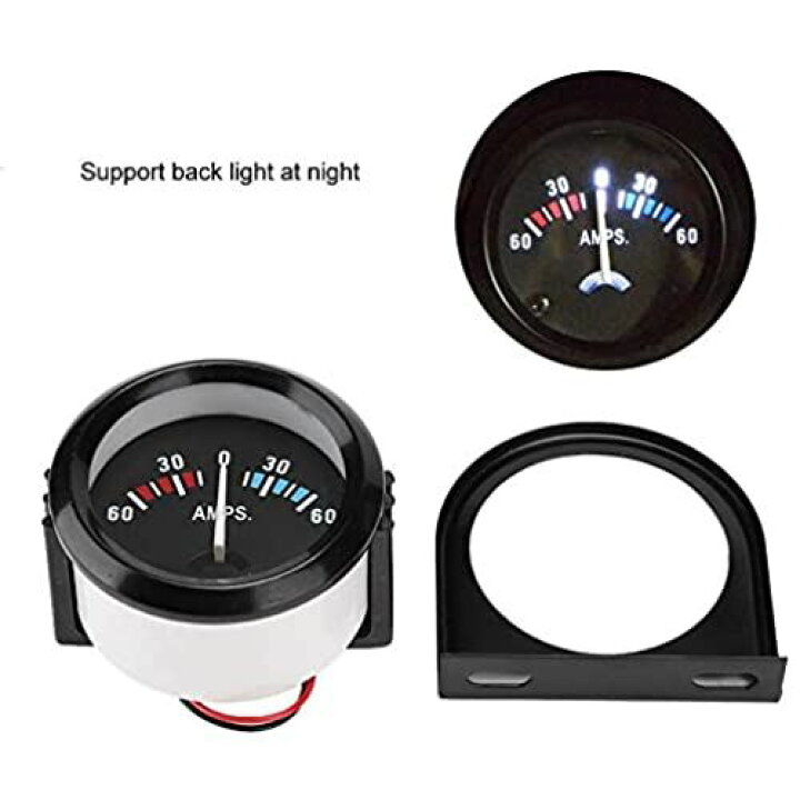 楽天市場 ミリメートル電流計 バックライト付き 直径52ｍｍ オートゲージ 自動車電流計 12ボルト 自動車改造用電流計 汎用性 車用atvアンプメジャー スマホケースのmoaセレクト