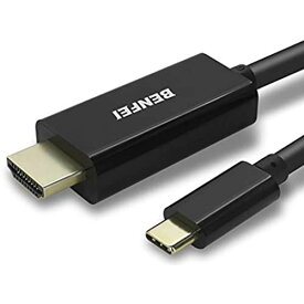 USB C-HDMIケーブル Benfei USB Type-C-HDMI 6フィートケーブル[Thunderbolt 3互換] MacBook Pro 2018/2017、MacBook Air/iPad Pro 2018、Samsung Galaxy S10 / S9、Surface Book 2など