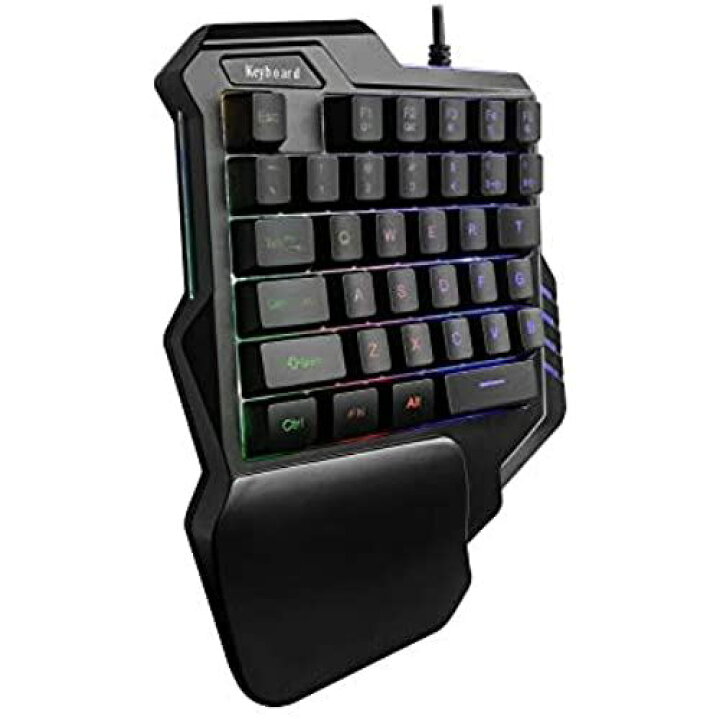 楽天市場 ゲーミングキーボード 自宅ゲーム 仕事pc用 イラスト左手デバイス用 片手キーボード 有線キーボード Windows Macを対応 Cozydoozy30 スマホケースのmoaセレクト