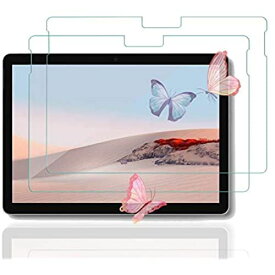 2枚入りSurface Go 2 ガラスフィルム 10.5 インチ 2020年モデルマイクロソフト Surface Go 2 保護 強化 3D タッチ ガラス フィルム飛散防止 指紋防止 気泡防止 撥水撥油 強靭9H 高透明率 ピタ貼りスムーズなタッチ感度Surface Go 2 10.5