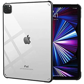 iPad Pro 11 ケース 2021 保護カバー Dadanism iPad Pro 11 第3世代 カバー 新型 TPU縁 背面PCハードケース 透明背面カバー アイパッドプロー 11 2020 タブレットケース 保護カバー 四角加固 擦り傷防止 ビジネスケース 薄型 衝撃吸収 父の日 ブラック