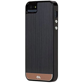 【美しい ヘアライン加工表面仕上】 Case-Mate iPhone5s / 5 Crafted Case Brushed Alminum, Black / Rose Gold CM025695