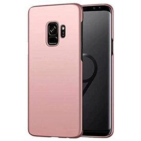 YaMiDe Samsung Galaxy S9 Plus ケース 超スリムな ハードPC 携帯電話バンパー 指紋防止し 軽量カバー 薄型 完璧なフィット感電話ケース ローズゴールド